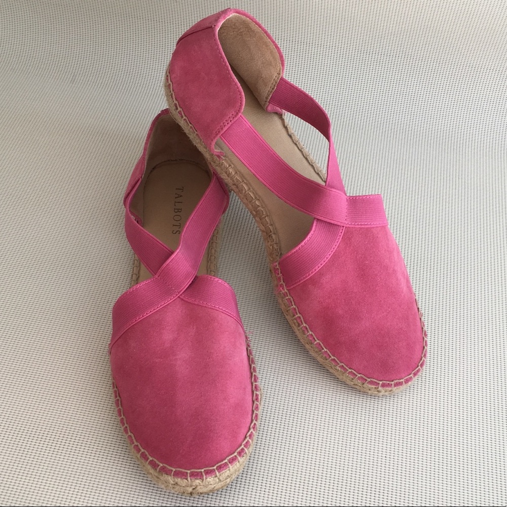 Talbots Espadrille Flats  Size 9